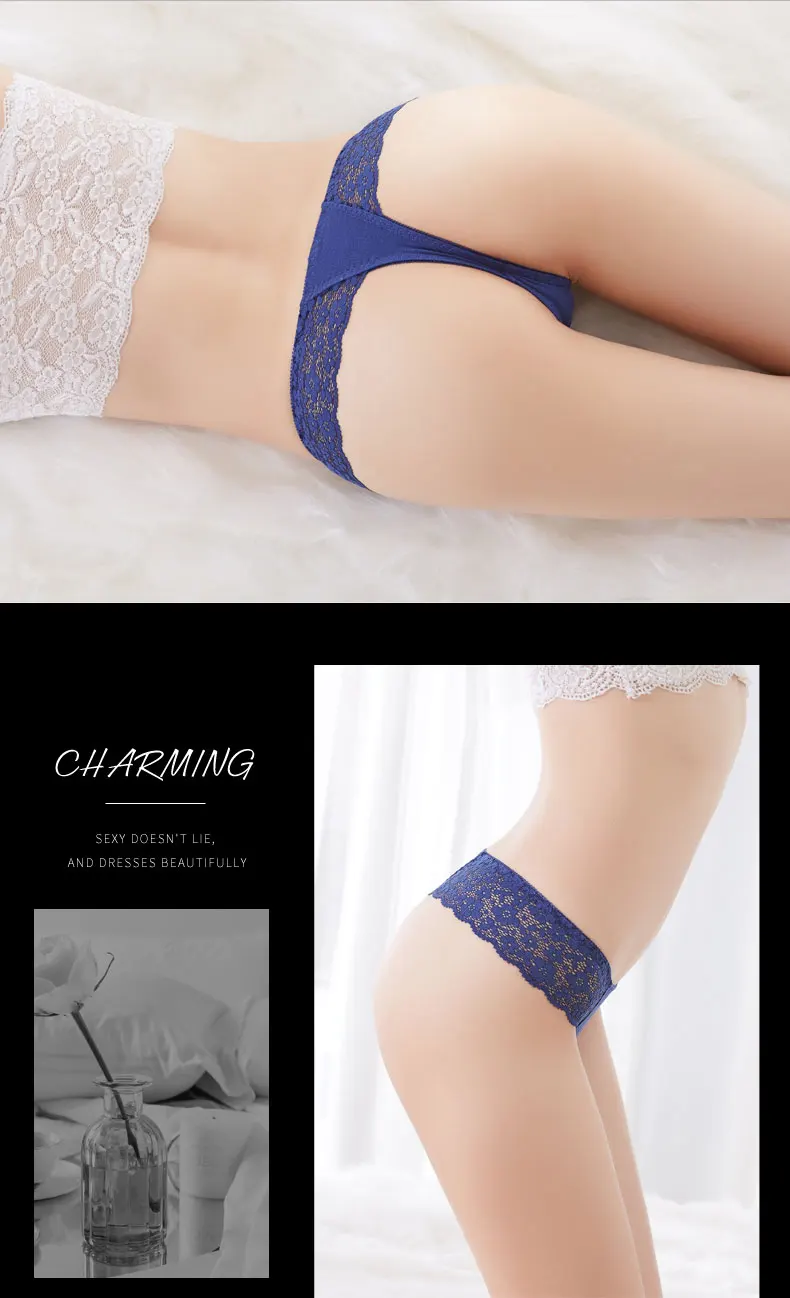 VDOGRIR Sexy Women Cotton Thin G-String Thongs Low Waist Seamless Transparent Underwear Women's Panties Female Lingerie Tangas