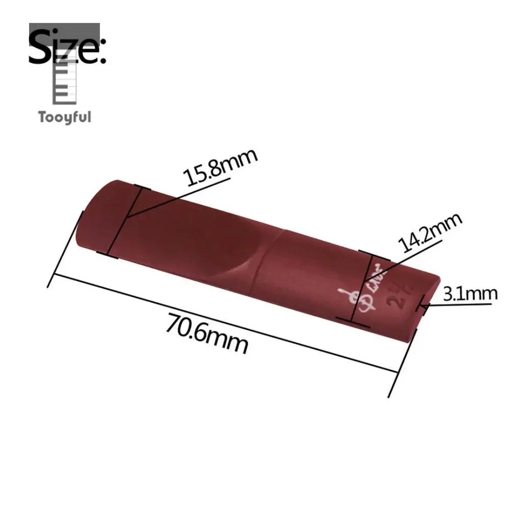 ABS Plastic Alto Sax Saxophone Reed 2.5 Strength for Wind Woodwind Instrument Parts