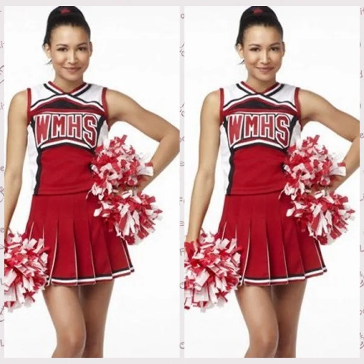 Ragazza Cheerleader Costume Glee Style Cheerleading Varsity Cheerleader Cheerios Costume Fancy Dress Uniform High School Glee Club