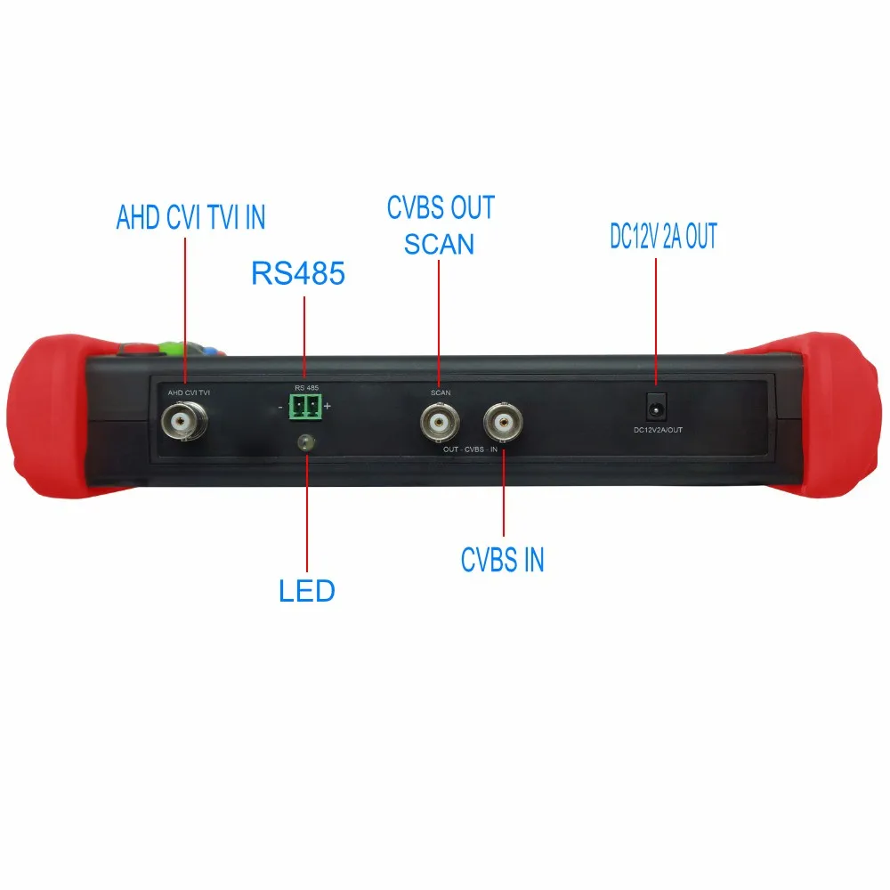 Wanglu 7 дюймов 4MP IP Камера тестер IPC9800ADH CCTV монитор 8MP TVI CVI 5MP AHD CVBS безопасности с WI FI