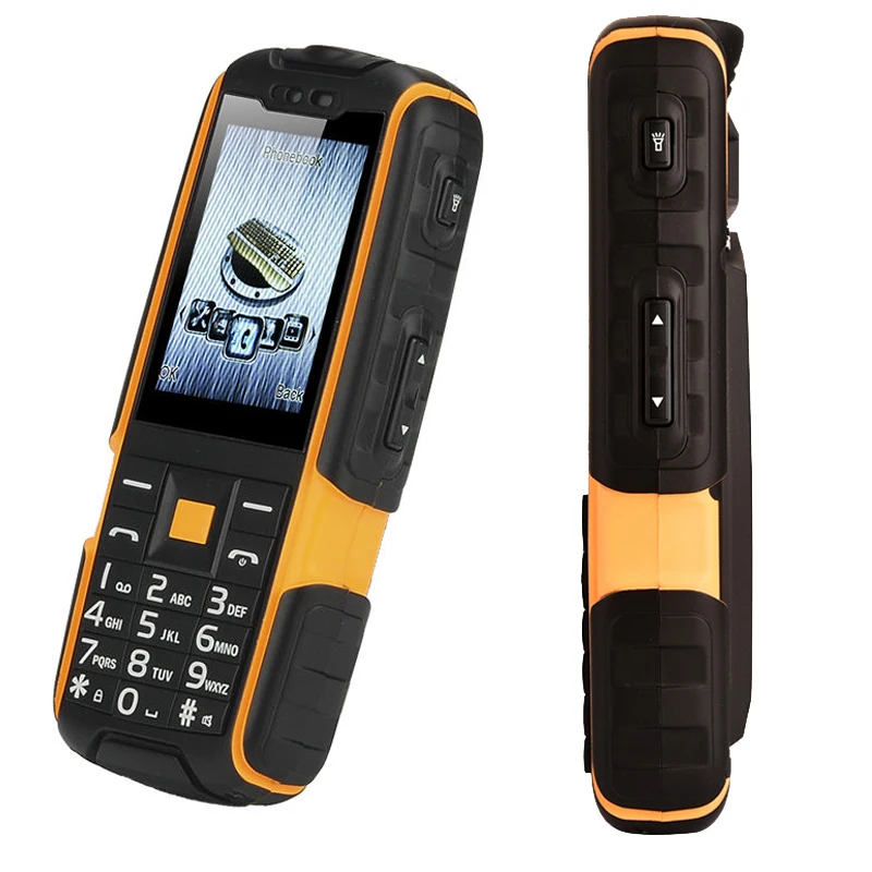 Russian keyboard IP67 Waterproof shockproof Unlock mobile phone Dual SIM cell phones 4800mAh Wireless FM flashlight DTNO.I A9
