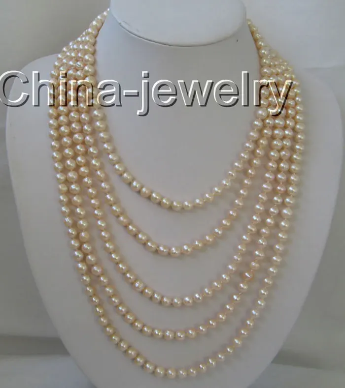 

Beautiful 100" 8mm natural pink round freshwater pearl necklace^^^@^Noble style Natural Fine jewe FREE SHIPPING