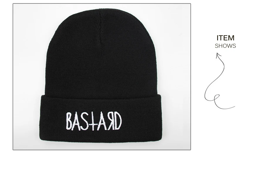 ADK High Quality Hat For Men Black Fashion Headwear Keep Warm 2018 Winter New Brand Embroidery Beanie For Girls#CAP252 (6)