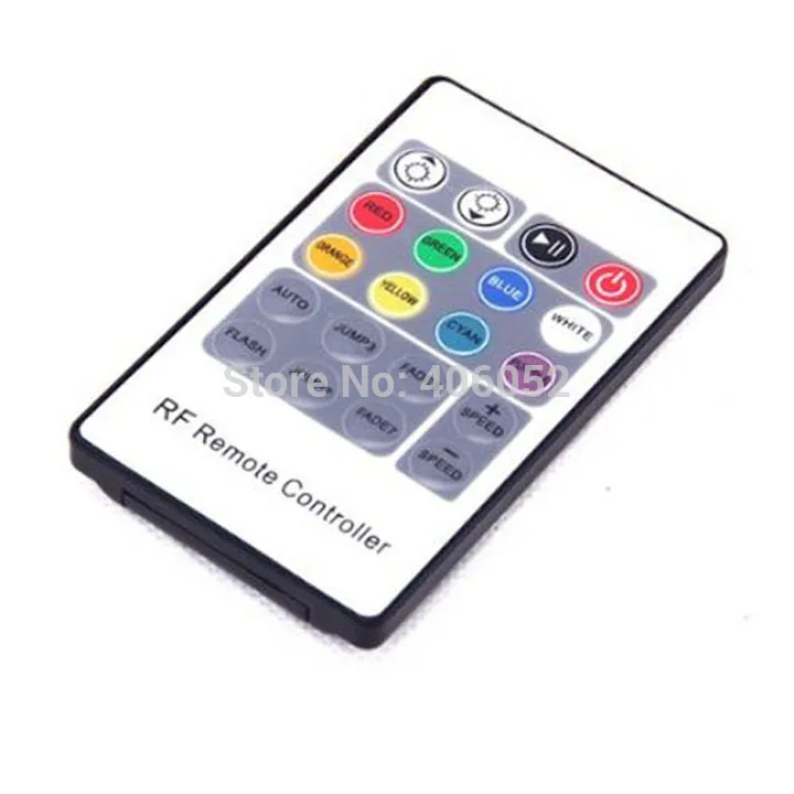 

4set/lot DC5-24V 12V plastic shell mini 20Key Wireless Remote led strip rf controller