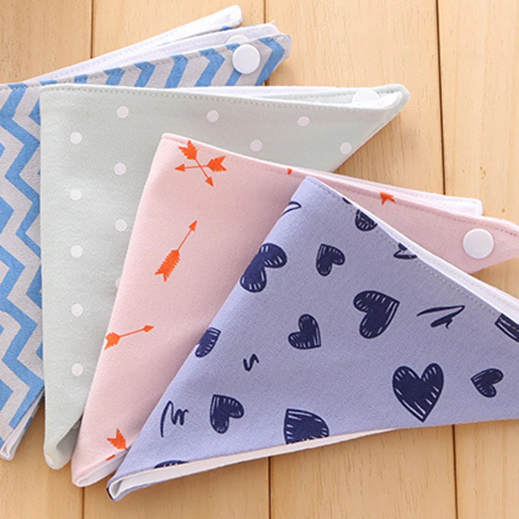 Cotton Baby Bibs Newborn Baby Stuff Feeding Burp Cloth Towel Bandana Bibs Cartoon Baby Bib for Newborns Soft Baby Bib Clothing