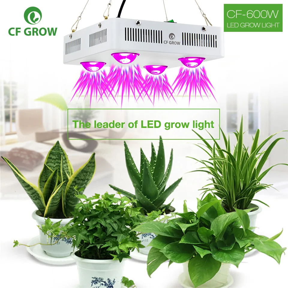 CF Grow 300 Вт 600 Вт COB светодиодный светильник для выращивания, полный спектр, для помещений, для гидропоники, для теплицы, светильник для роста растений, заменить, для выращивания НЛО, лампа для выращивания