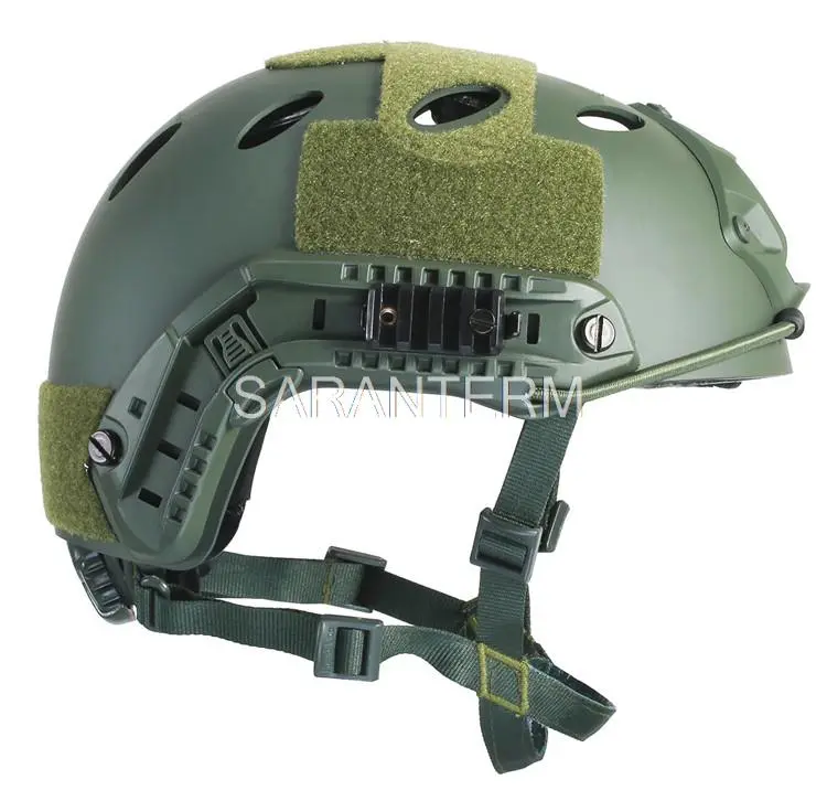 กองทัพทหารยุทธวิธีหมวกกันน็อก Fast PJ ฝาครอบ Casco Airsoft Helmet กีฬาอุปกรณ์เสริม Paintball Gear กระโดดหน้ากากป้องกันใบหน้า