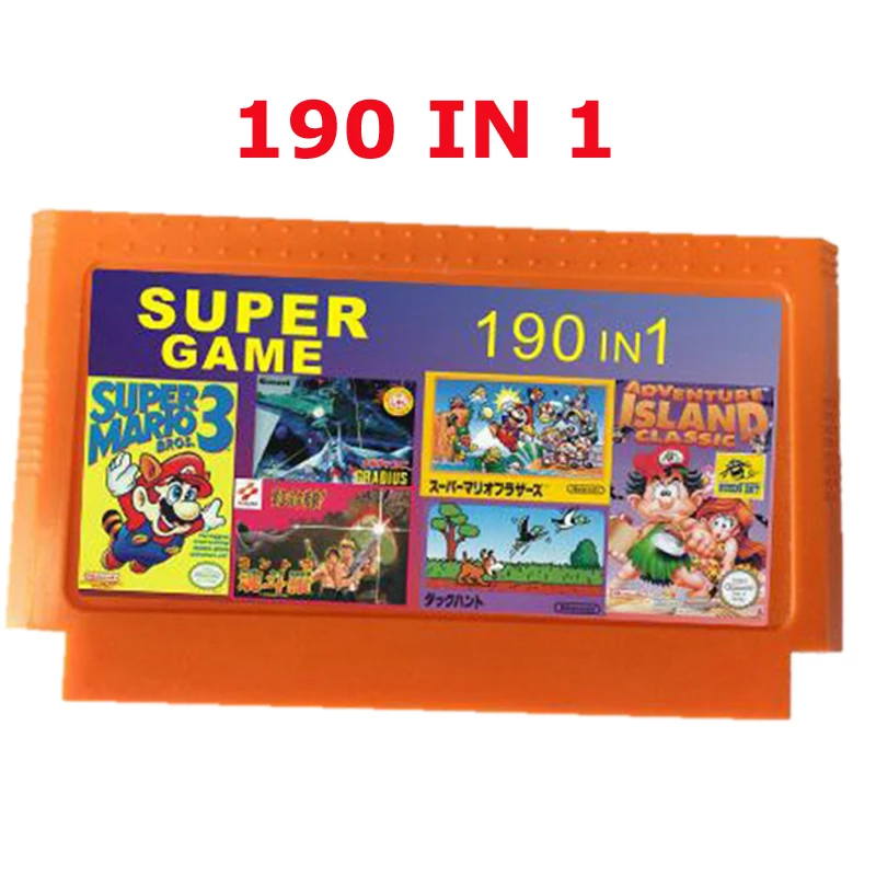 190 в 1 8 битная 60 контактная игровая Карта|games card games|60 pin game card8 bit |