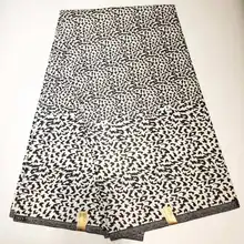 Дешевый черный и белый Африканский воск полиэстер новая Анкара африканская вощеная ткань принтом Нигерия Гана kente восковые принты для платья