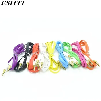 

100x3.5mm male to male cable Stereo Audio Jack AUX Cable Cord For Phone iPhone 6 7 8 iPod xiaomi mi4c nexus 5x letv Car iphon 7