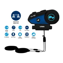 Newest Lexin B2 Motorcycle Bluetooth Helmet font b Headsets b font Intercom BT Wireless Interphone intercomunicador