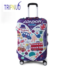 TRIPNUO Graffiti Cover for Suitcase Travel Elasticity Luggage Protective Covers Elastic Travel Accessories Trolley Case Cover TRIPNUO Graffiti Cover for Suitcase Travel Elasticity Luggage Protective Covers Elastic Travel Accessories Trolley Case Cover