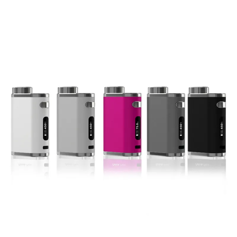 Stock iStick Pico mod full black, brushed silver, hot pink