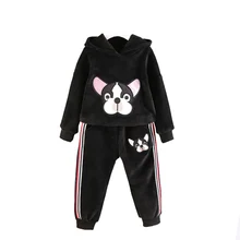 Baby Girls Clothes Suits Sport Costumes For Boys Pullover Coat Elastic Trousers Kids Outfits Winter Children’s Clothing Sets