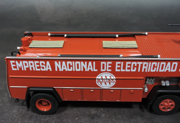 Редкий 1/43 специальный литой металл испанский пожарная машина статический дисплей Коллекция Модель игрушки для детей