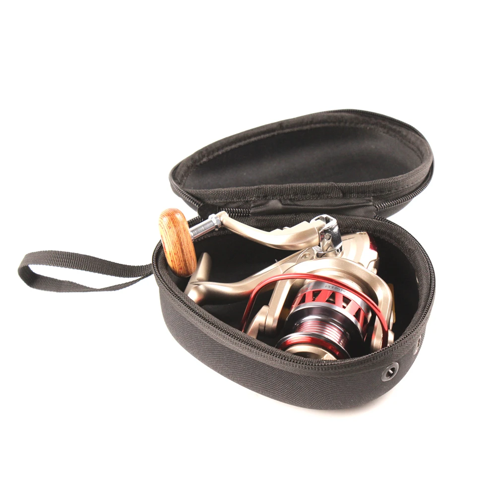 

5pcs EVA Drop-Shaped Fishing Reel Bag Baitcasting Fishing Reel Accessories Protective Hard Shell Case Cover Storage Portable Bag