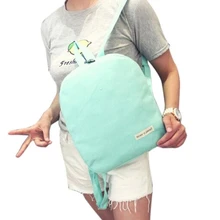 Женская холщовая школьная сумка для девочек, Модный милый рюкзак для путешествий, женская сумка на плечо, чистый цветной рюкзак bolsa feminina