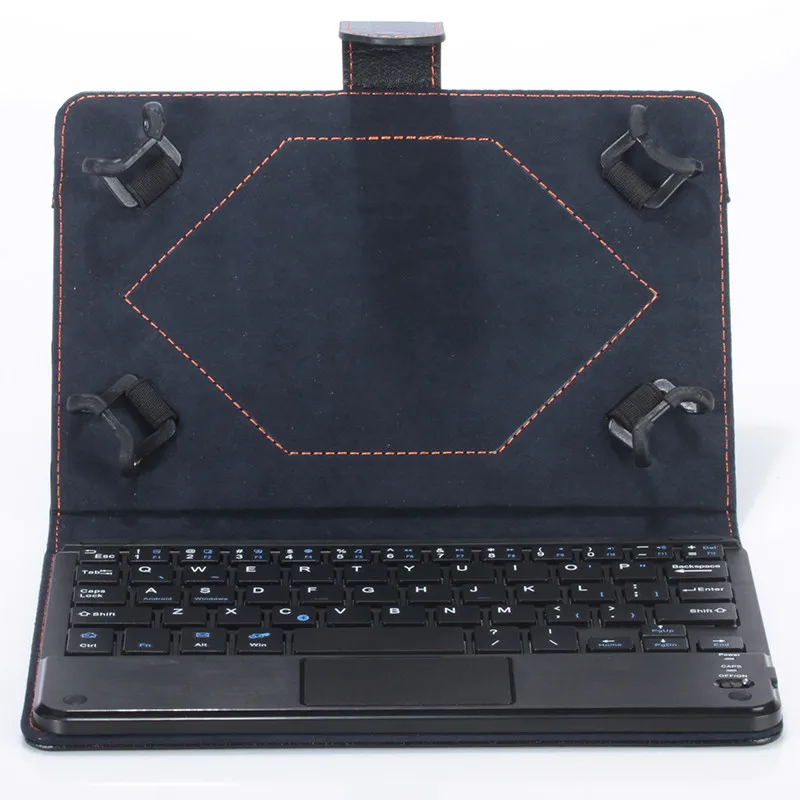 Universal Bluetooth Keyboard Case with Touch Pad Removable keyboard