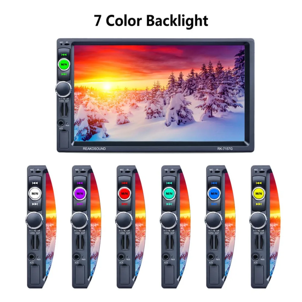 

High Quality Multifunctional Car MP5 Player with 7" HD LCD Touch Screen with RDS & BT & Mirror Link & GPS Function New