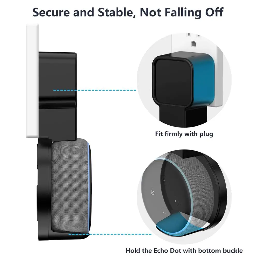 Розетка настенный держатель компактное решение для вашего умного дома динамик для Echo Dot 3nd поколения