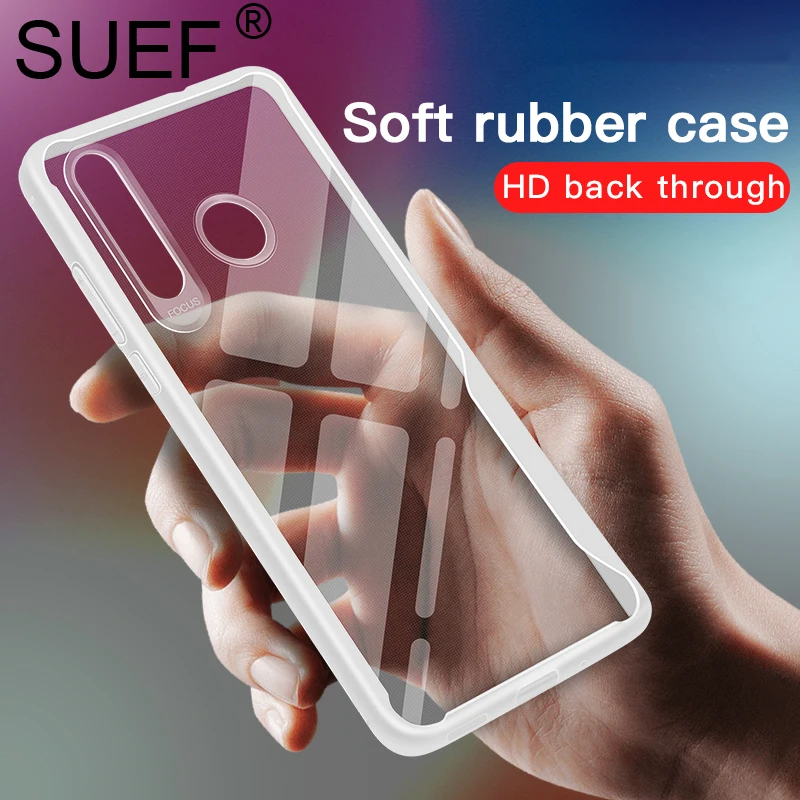 

SUEF New Arrival Soft TPU Full Protect For Huawei P30 Lite / Nova 4E Case Transparent Phone Bags Cases Funda Anti-knock Capa