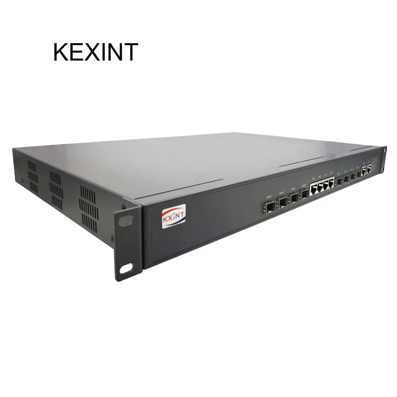 KEXINT EPON OLT с модулями и управлением 4 портами работы FTTH Telecom EPON OLT 1U