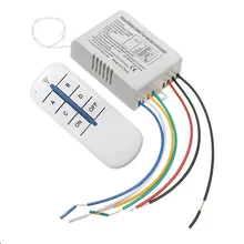 30M 4 Ways Digital RF Remote Control Switch ON/OFF Wireless Remote Control Switch Kit For Bedroom Light Lamp AC 220V Popular