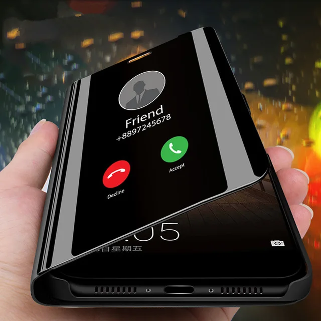 

Mirror Flip Case For Samsung S10 Lite Plus Note 9 8 S9 S8 Plus S7 S6 Edge A5 A7 A8 A9 J3 J5 J7 Plus 2017 2018 2016 Smart Cover