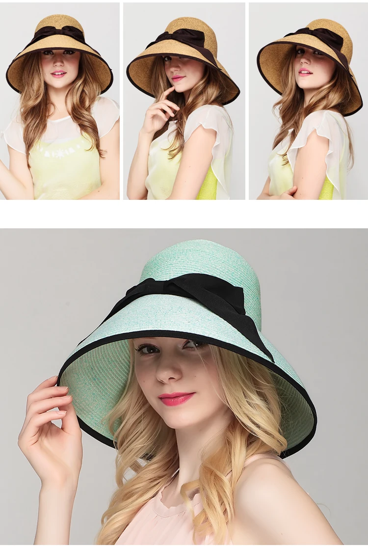 Соломенные шляпы в австралийском стиле(, модные плоские шляпы от солнца на выбор, летние шляпы для женщин B-2282