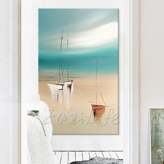 aliexpress com buy hand painted canvas oil paintings cheap large