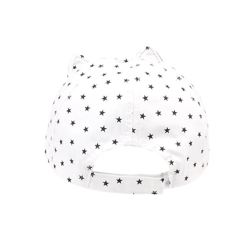 Cute Cartoon Baby Cap Rabbit Ears Baby Sun Hat For Girls Star Print Cotton Baby Hat Spring Summer Infant Cap Baby Boys Clothing (32)