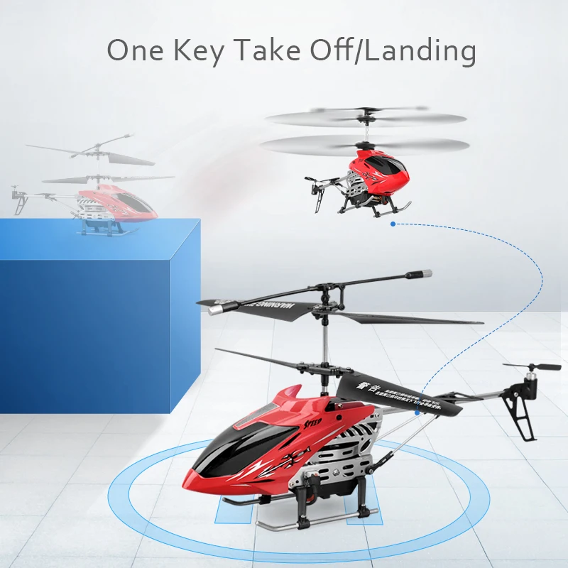 Anti-Jamming RC Helicopter Altitude Hold Remote Control Helicopters Water-Based Baking Varnish Toys for Kids 268