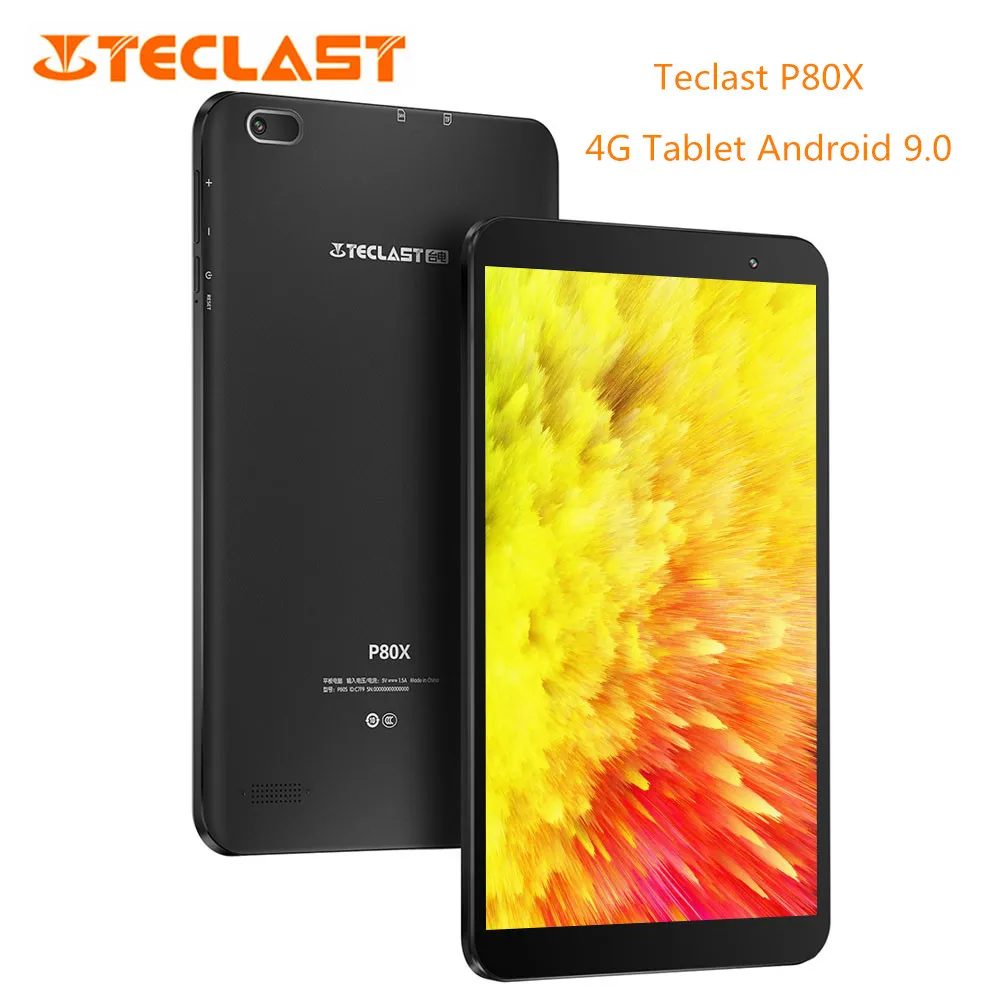 

Teclast P80X 8.0 inch 4G Phone Call Teclast PC Android 9.0 Spreadtrum SC9863A 1.6GHz Octa Core CPU 2GB RAM 16GB ROM 2.0MP Camera