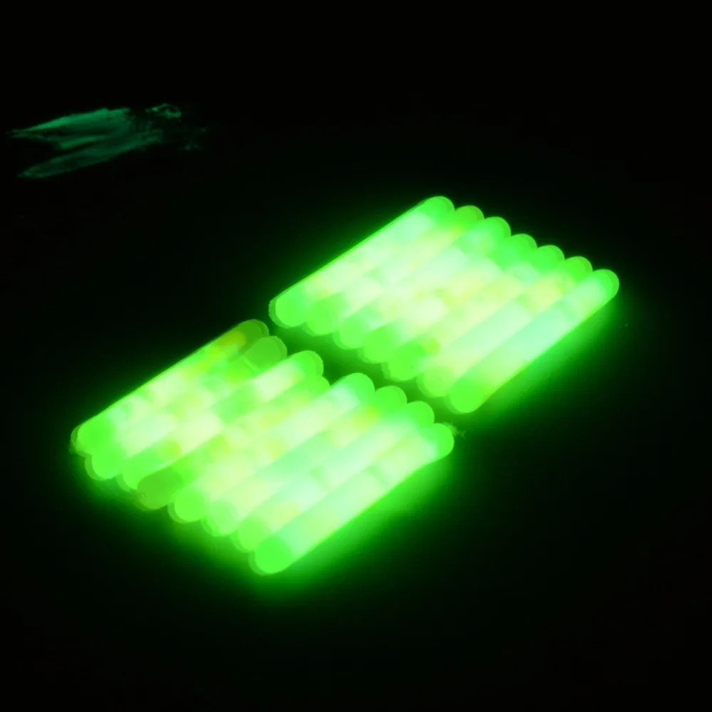 

Useful Good-looking Fishing Fluorescent Lightstick Light Night Float Rod Lights Dark Glow Stick Wholesale 15/20pcs Size S L