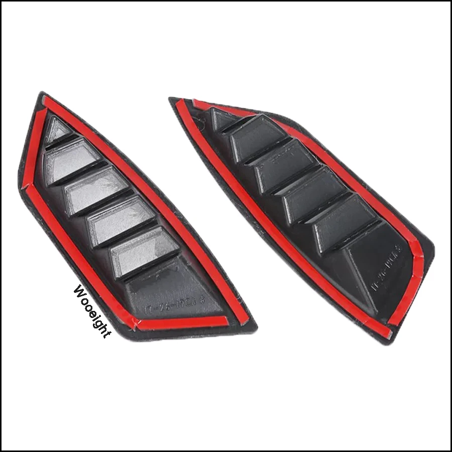 New ABS Car Interior Dashboard Air Vent Outlet Trims Overlay Carbo Fiber Control Panel Cover For Subaru XV Crosstrek 2018 (1)