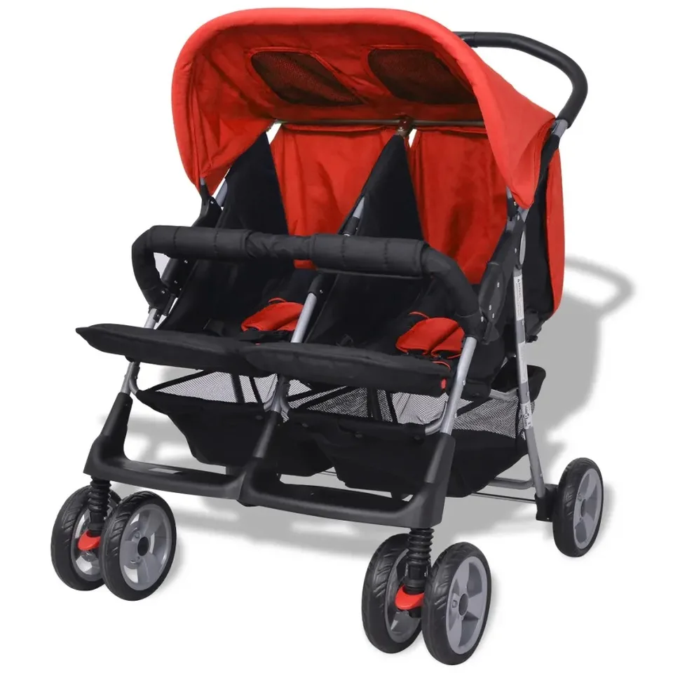 vidaxl 3 in 1 pushchair