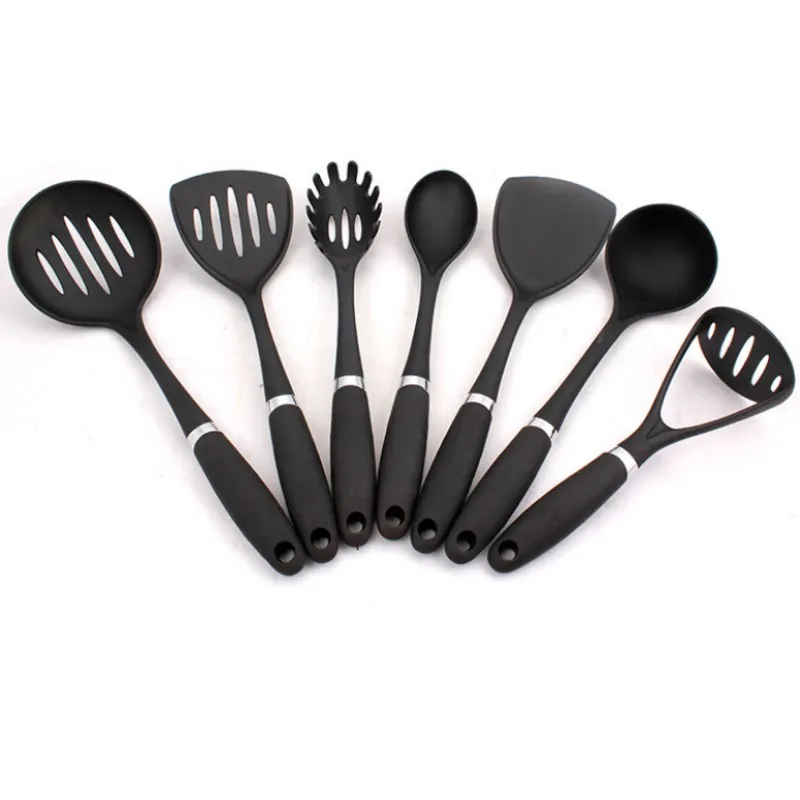 7 видов стилей, кухонный Западный набор для приготовления пищи, шпатель, дуршлаг, инструмент для жареного стейка, силиконовая ручка, кухонная посуда, кухонная посуда
