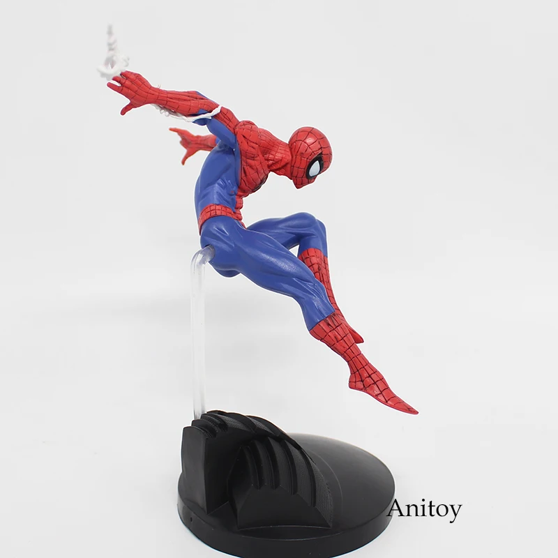 Spiderman Series Spider-Man PVC Action Figure Collectible Model Toy 15cm KT3711