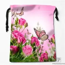 Пользовательские печати бабочки сумки для покупок на шнурках дорожный мешочек для хранения плавать Туризм игрушка сумка унисекс мульти Size18-12-31-112