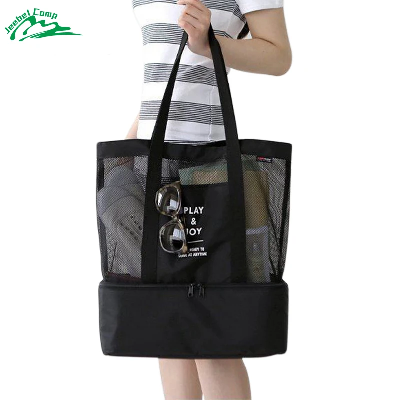 

Jeebel Thermal Picnic Bag Basket Outdoor Sports Lunch Backpack Bag Women Men Storage Cosmetics Large Portable Picnic