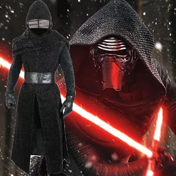 

Movie Star Wars The Last Jedi Kylo Ren Cosplay Costume Star Wars The Force Awakens uniform Cosplay Halloween Adult man Costumes