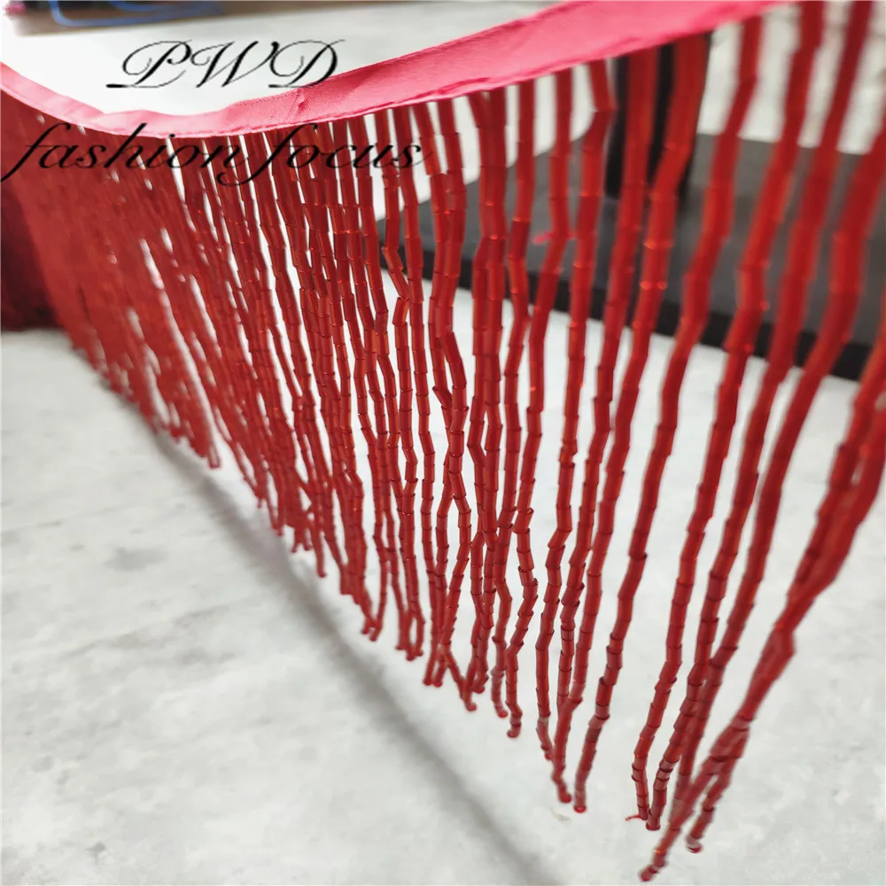 5yards Braided Candy Beading Tassel Fringe Trimming Lace Ribbon Curtain Trim Applique for Home Clothes Decorated Sewing Red 5yards Braided Candy Beading Tassel Fringe Trimming Lace Ribbon Curtain Trim Applique for Home Clothes Decorated Sewing Red