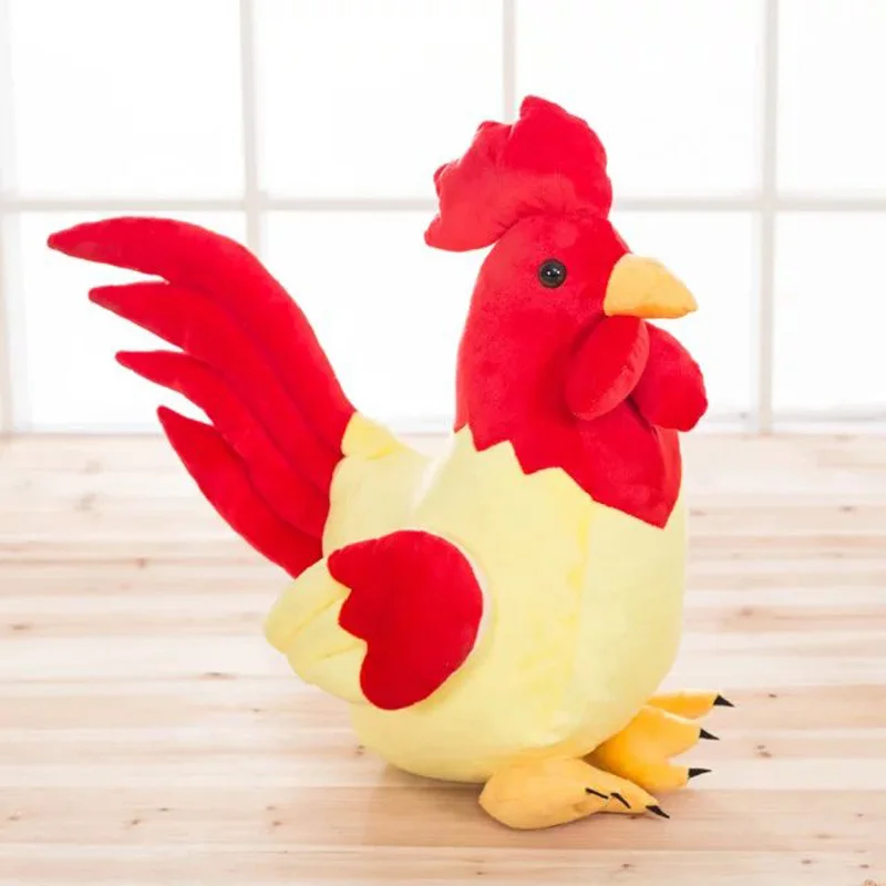 

20-60cm Large Size Chicken Plush Toys Red rooster Plush Pillow stuffed animals Toys birthday gift for children's day kids toys