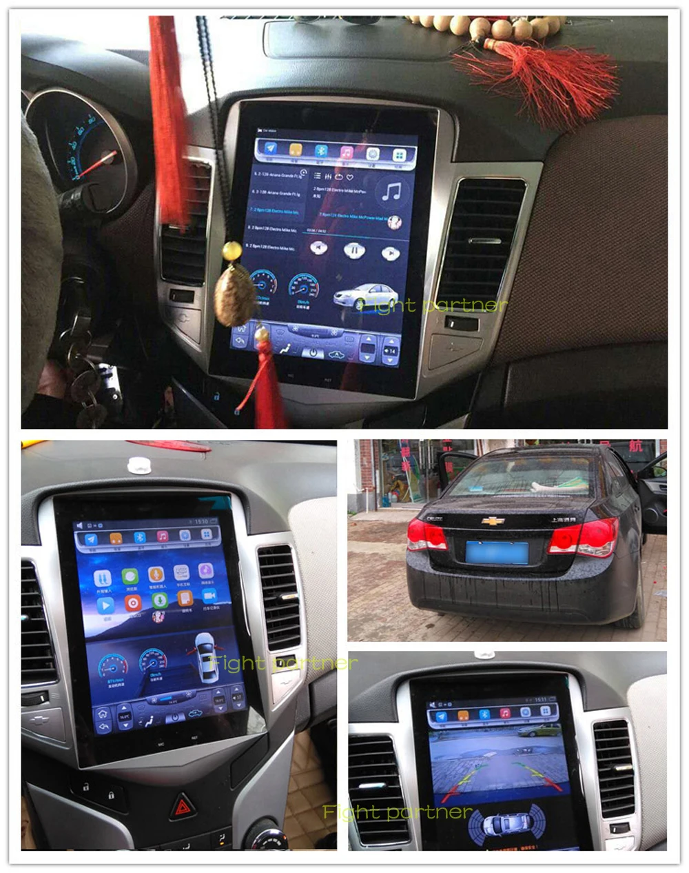 10,4 дюймов Большой экран вертикальный экран Android автомобильный ПК с 3g 4G wifi gps навигация радио мультимедиа плеер для Chevrolet CRUZE
