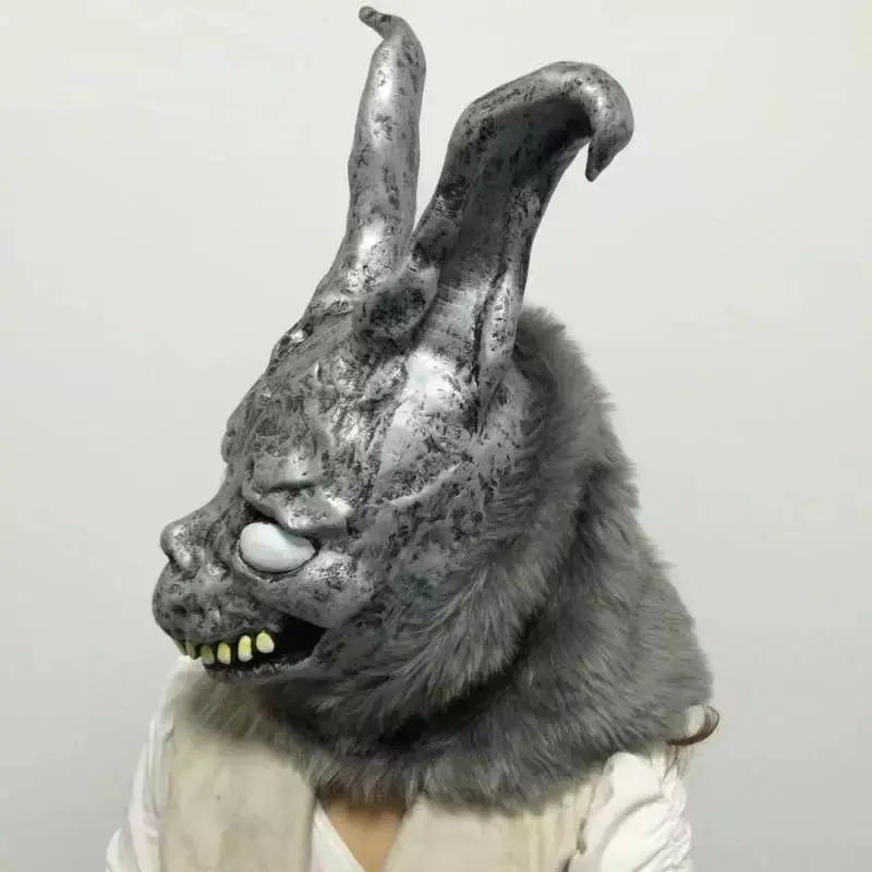 Донни Дарко Косплей Кролик полный латексная маска для лица накладные с мехом взрослый костюм подарок Прямая поставка