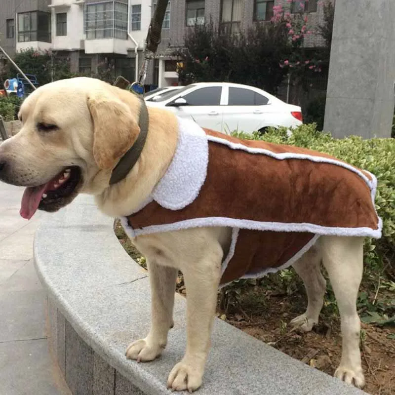 Designer Large Dog Vest Pet Clothes for Big Dogs Luxury Labrador Coat Winter Clothing For Golden Retriever Shepherd Pet Supplies1