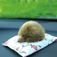 Автомобильный орнамент мультфильм Ежик кукла бамбуковый уголь плюшевая игрушка освежитель воздуха Авто интерьерная приборная панель украшения аксессуары Подарки