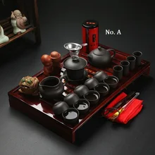 Лидер продаж Керамика фиолетовый глины Чай набор кунг-фу горшок для заварки xishi Gaiwan Чай горшок выступающей чашки Чай чашки китайский посуда для напитков