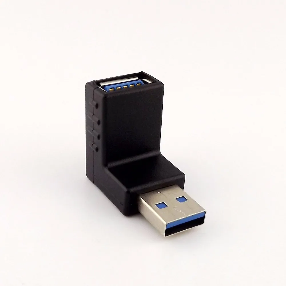1 шт. переходник удлинитель с углом 90 градусов на гнездо USB 3 0 А| |
