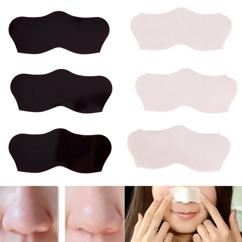 

10pcs Black Head Remover Nose Masks Shrink Pore Strip Black Mask Peeling Acne Treatment Nose Blackhead Deep Cleansing Skin Care